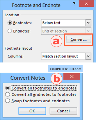 Cara Membuat Footnote Dan Endnote Di Word Computer 1001