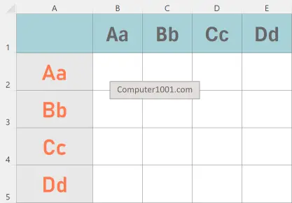 Rumus SEQUENCE Excel Membuat Huruf Aa Zz di Excel