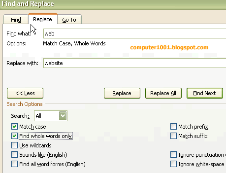 4 Trik Find Replace Untuk Mengganti Teks Dengan Cepat Di Word Computer 1001