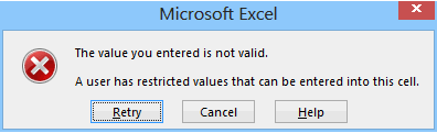 Invalid input data перевод