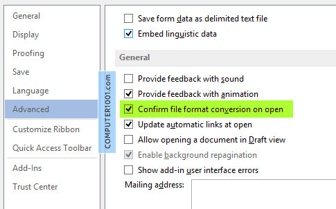 Cara Menampilkan Format Angka Excel Di Mail Merge Word Computer 1001